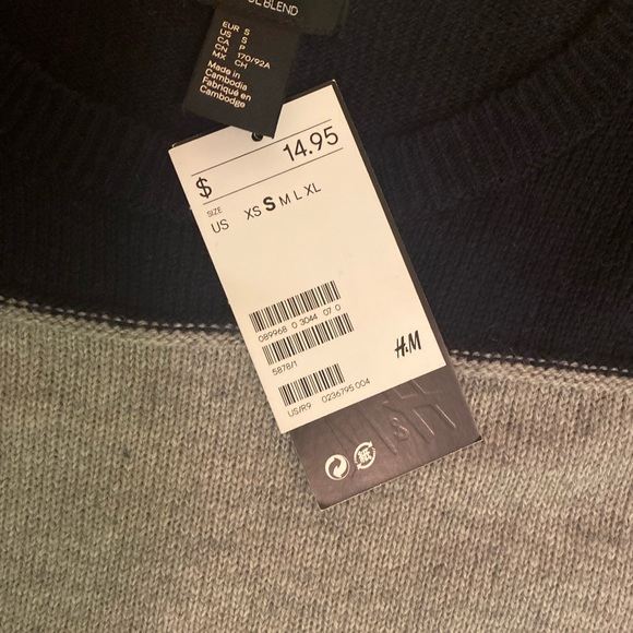 New Men’s Stripped H&M Sweater - Picture 5 of 5